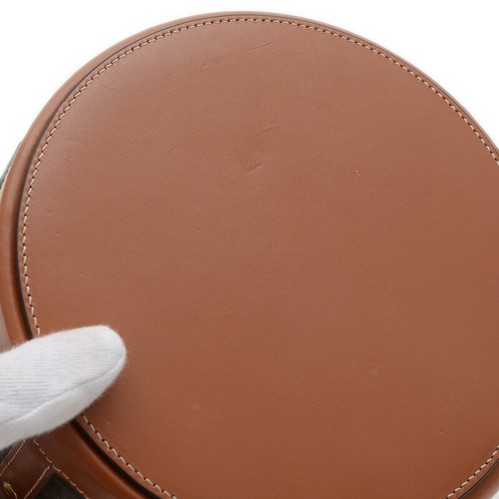 Celine Triomphe Tan Tambour Shoulder Bag Black - Picture 7 of 7